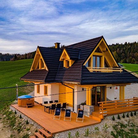 Em Gorce Resort Domki Z Sauna I Jacuzzi Waksmund Eksteriør bilde