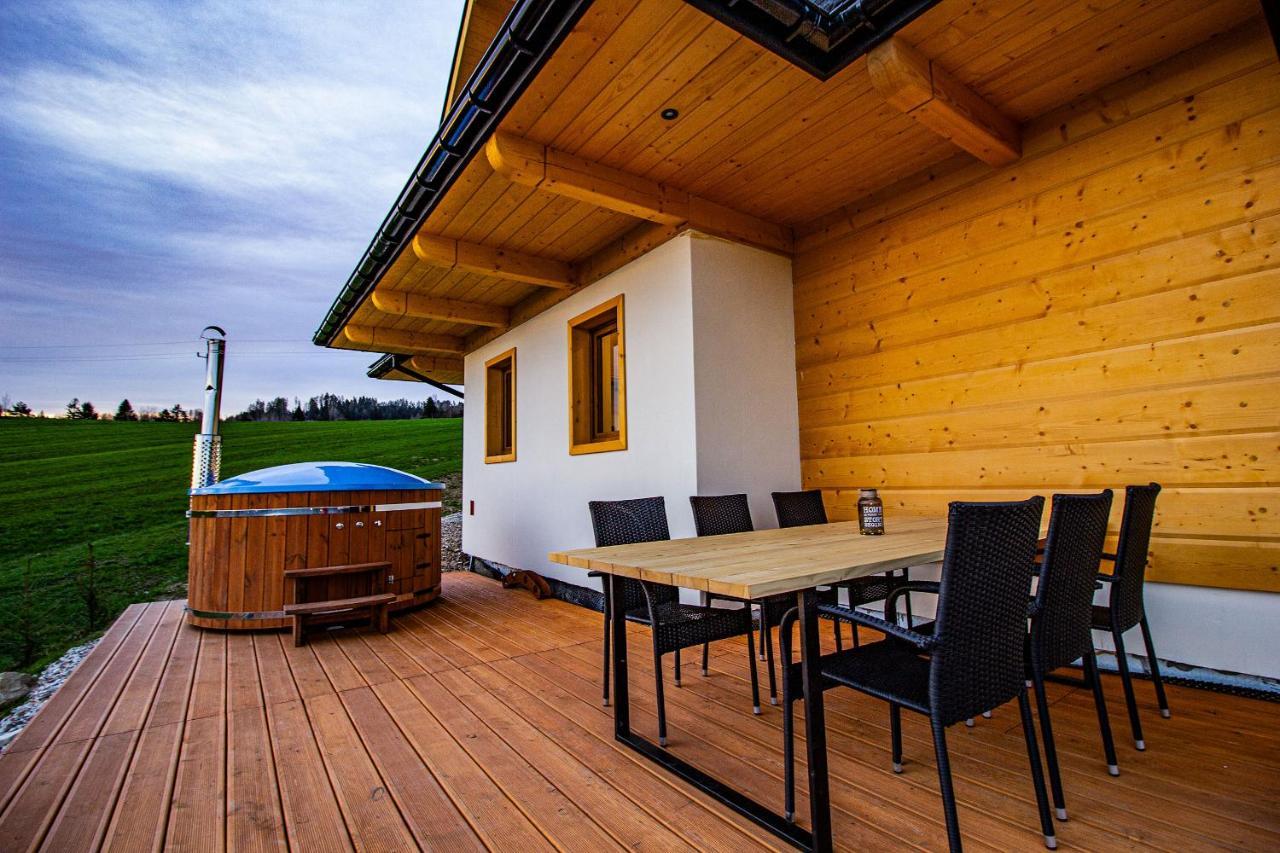 Em Gorce Resort Domki Z Sauna I Jacuzzi Waksmund Eksteriør bilde