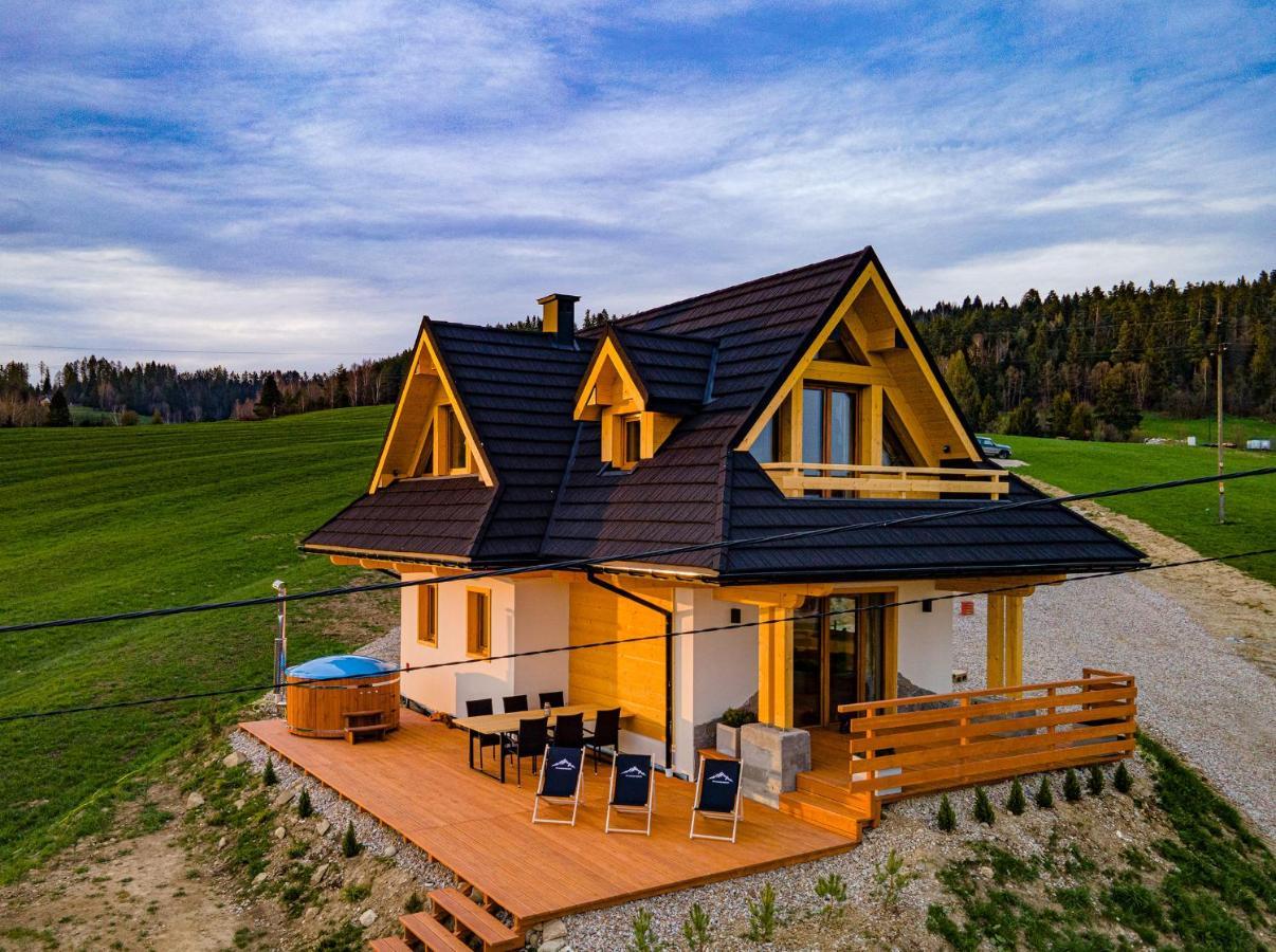 Em Gorce Resort Domki Z Sauna I Jacuzzi Waksmund Eksteriør bilde