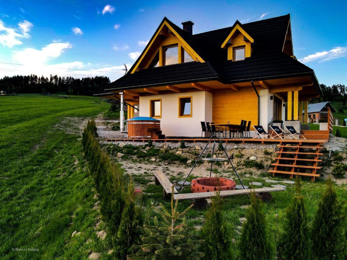 Em Gorce Resort Domki Z Sauna I Jacuzzi Waksmund Eksteriør bilde