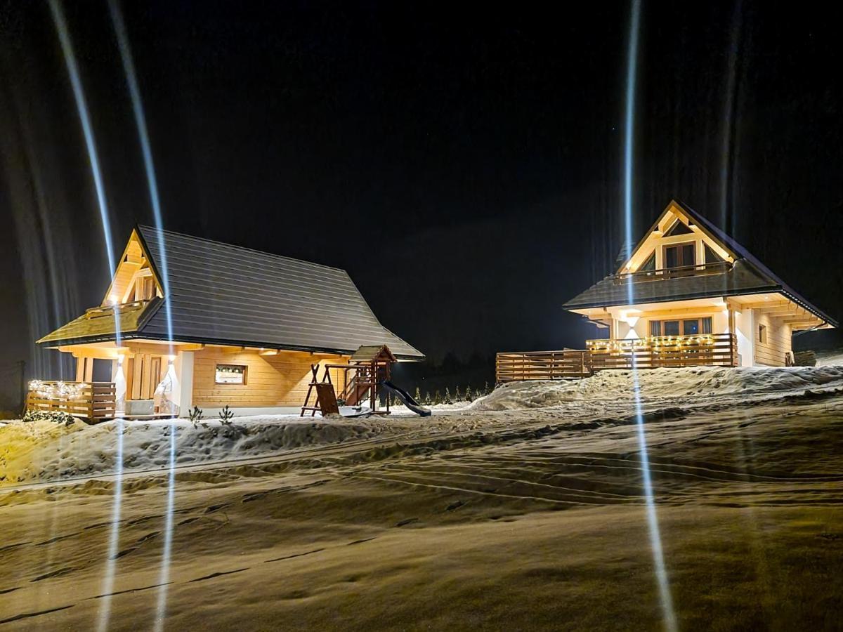 Em Gorce Resort Domki Z Sauna I Jacuzzi Waksmund Eksteriør bilde