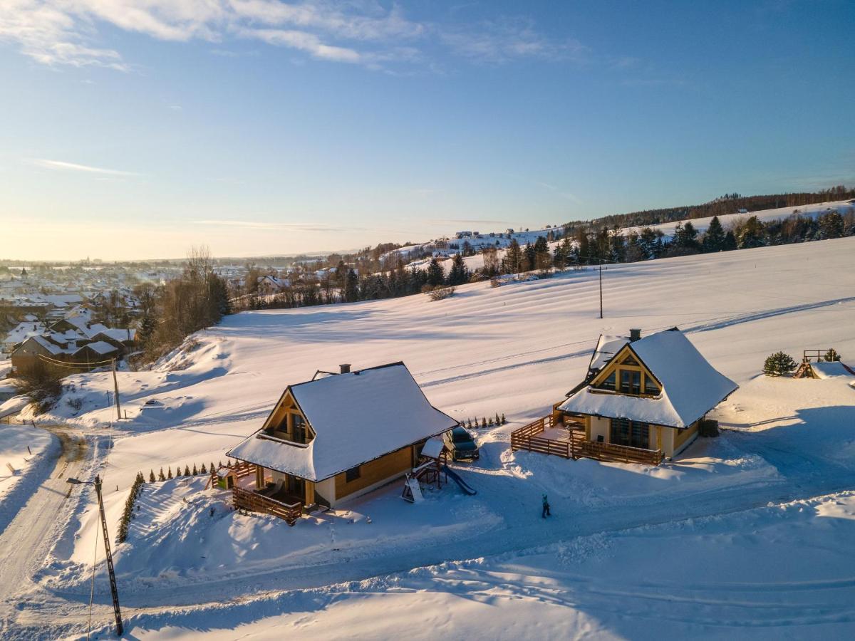 Em Gorce Resort Domki Z Sauna I Jacuzzi Waksmund Eksteriør bilde