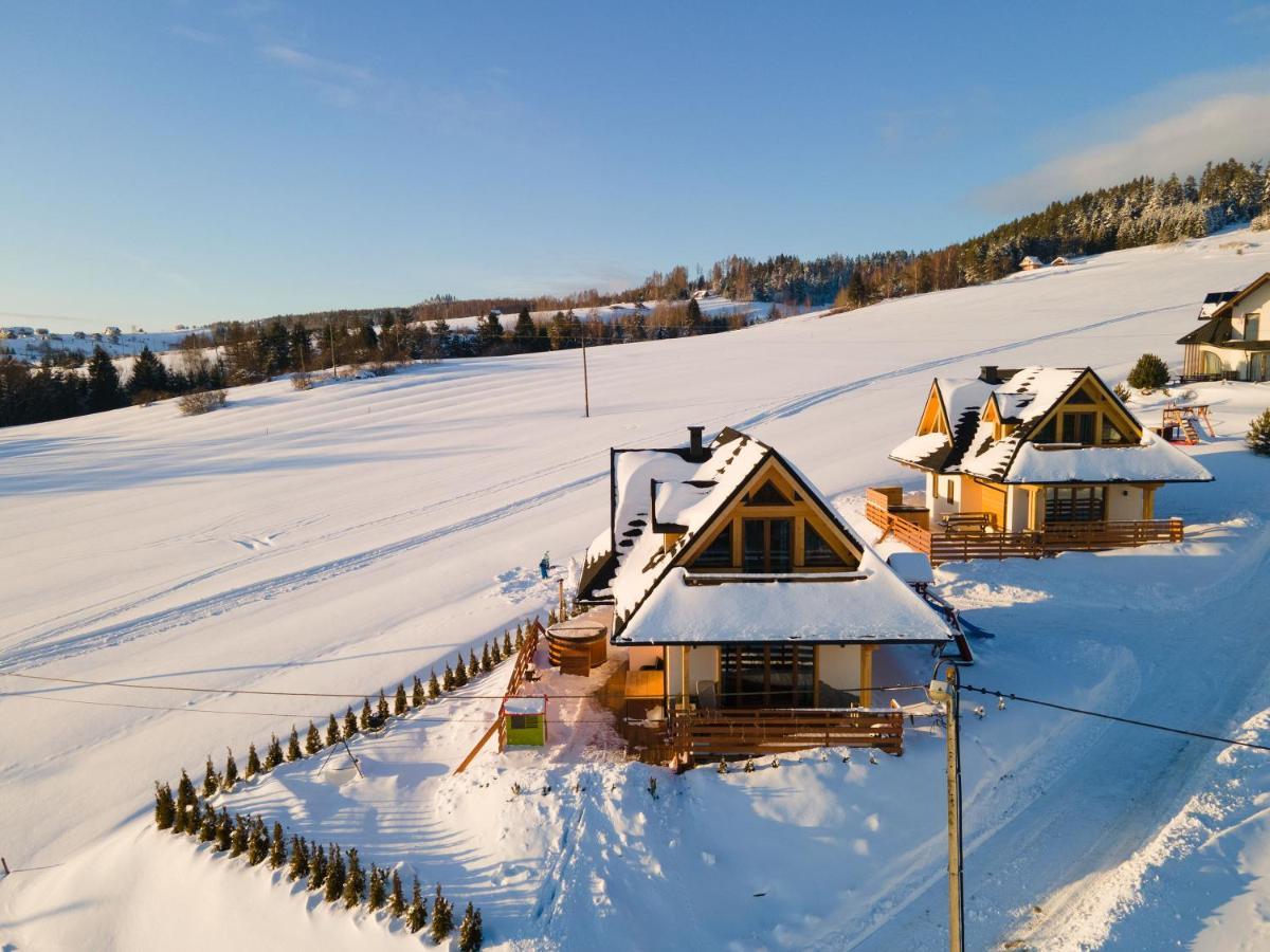 Em Gorce Resort Domki Z Sauna I Jacuzzi Waksmund Eksteriør bilde