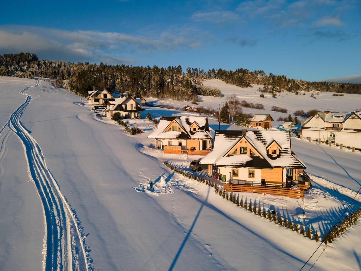 Em Gorce Resort Domki Z Sauna I Jacuzzi Waksmund Eksteriør bilde