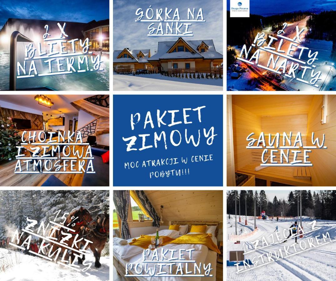 Em Gorce Resort Domki Z Sauna I Jacuzzi Waksmund Eksteriør bilde