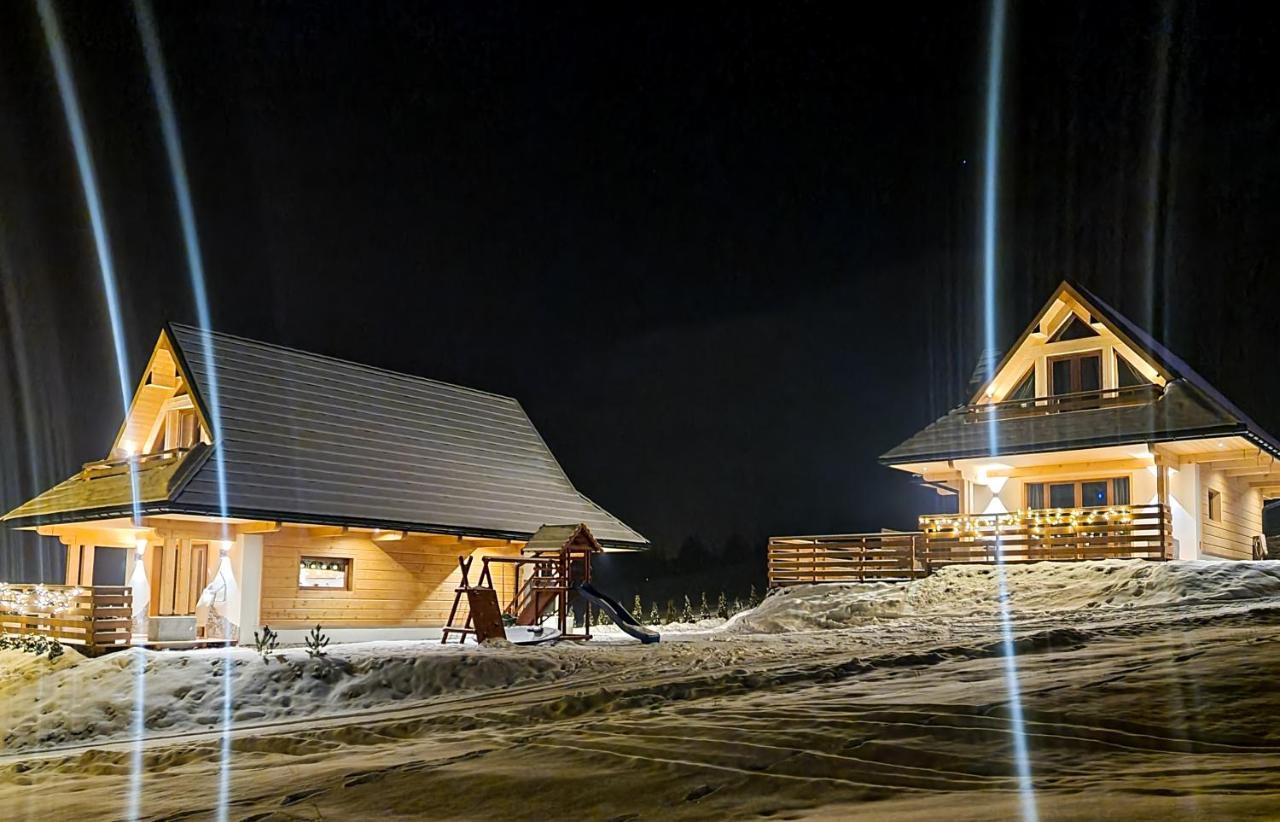 Em Gorce Resort Domki Z Sauna I Jacuzzi Waksmund Eksteriør bilde