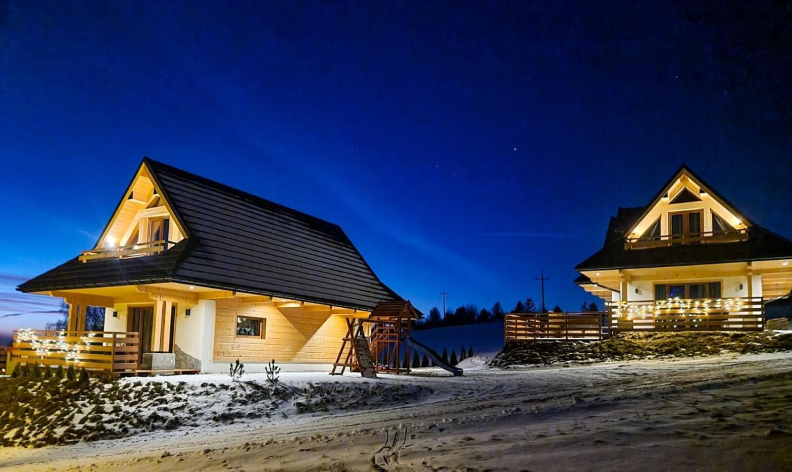 Em Gorce Resort Domki Z Sauna I Jacuzzi Waksmund Eksteriør bilde